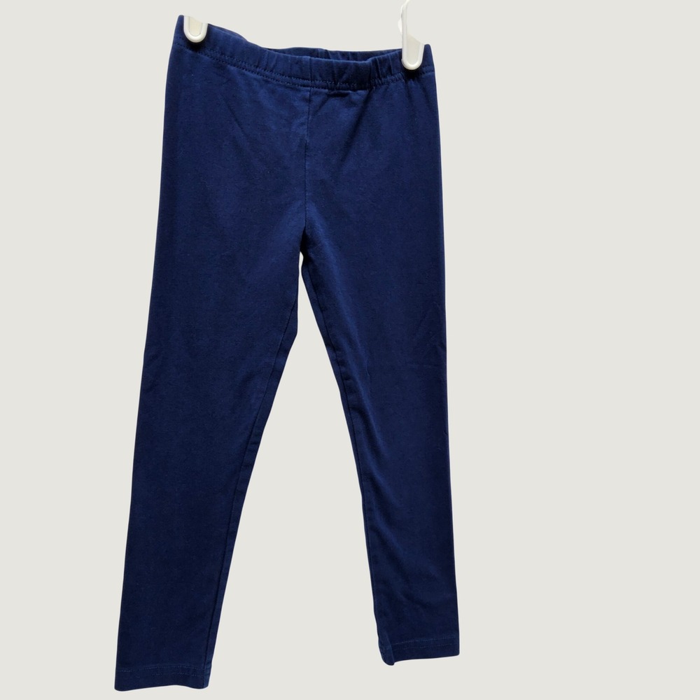 Carter's Leggings Girls 6/6x Navy Blue Elastic Waist Cotton Stretch Basic